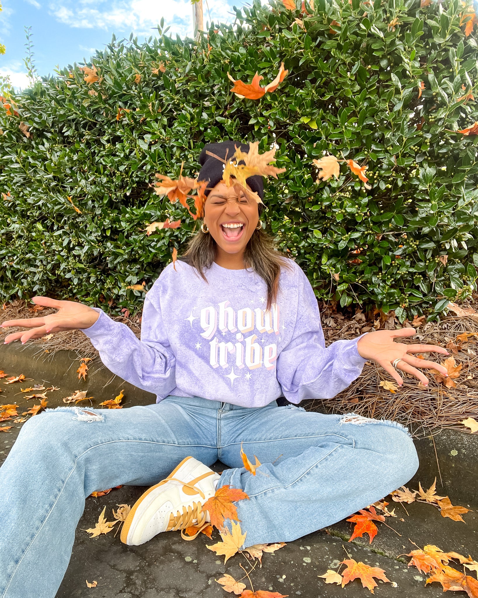 Ghoul Tribe Tie Dye Sweatshirt