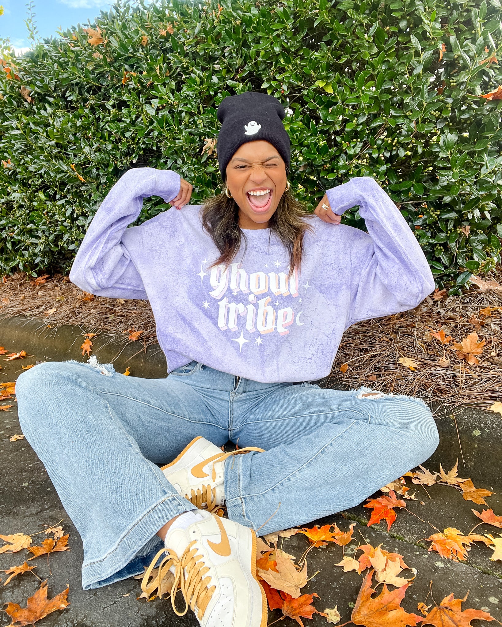 Ghoul Tribe Tie Dye Sweatshirt