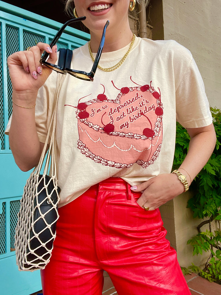 Cherry Cake Crop Tee - Reagan Baylee x Girl Tribe Co. Collection