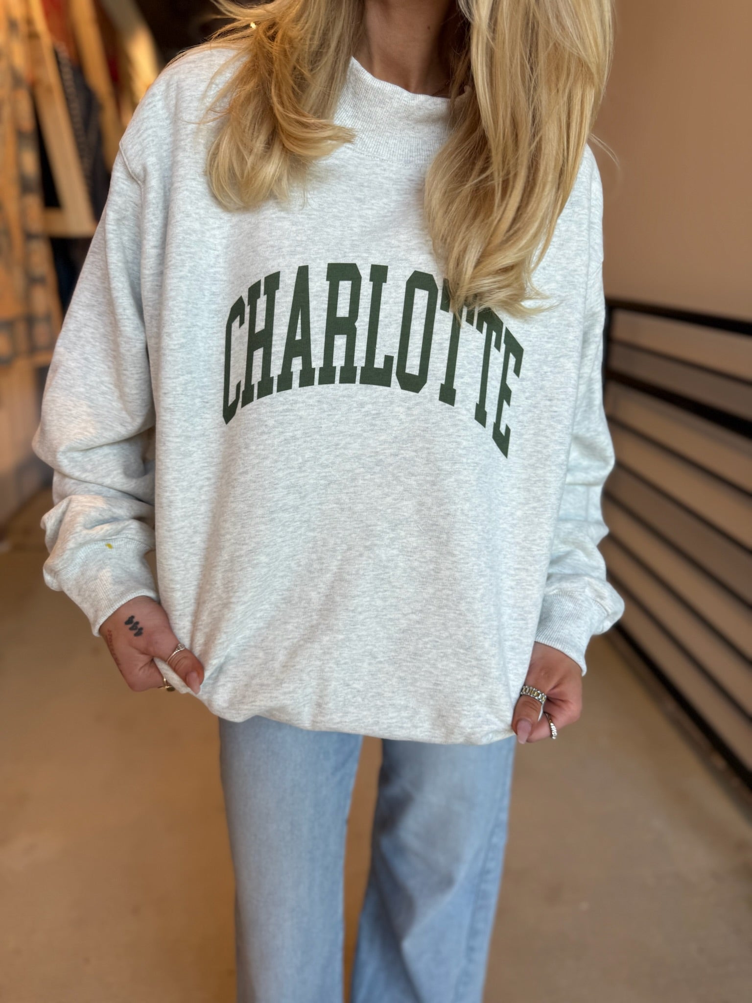 Charlotte Mock Neck Sweatshirt