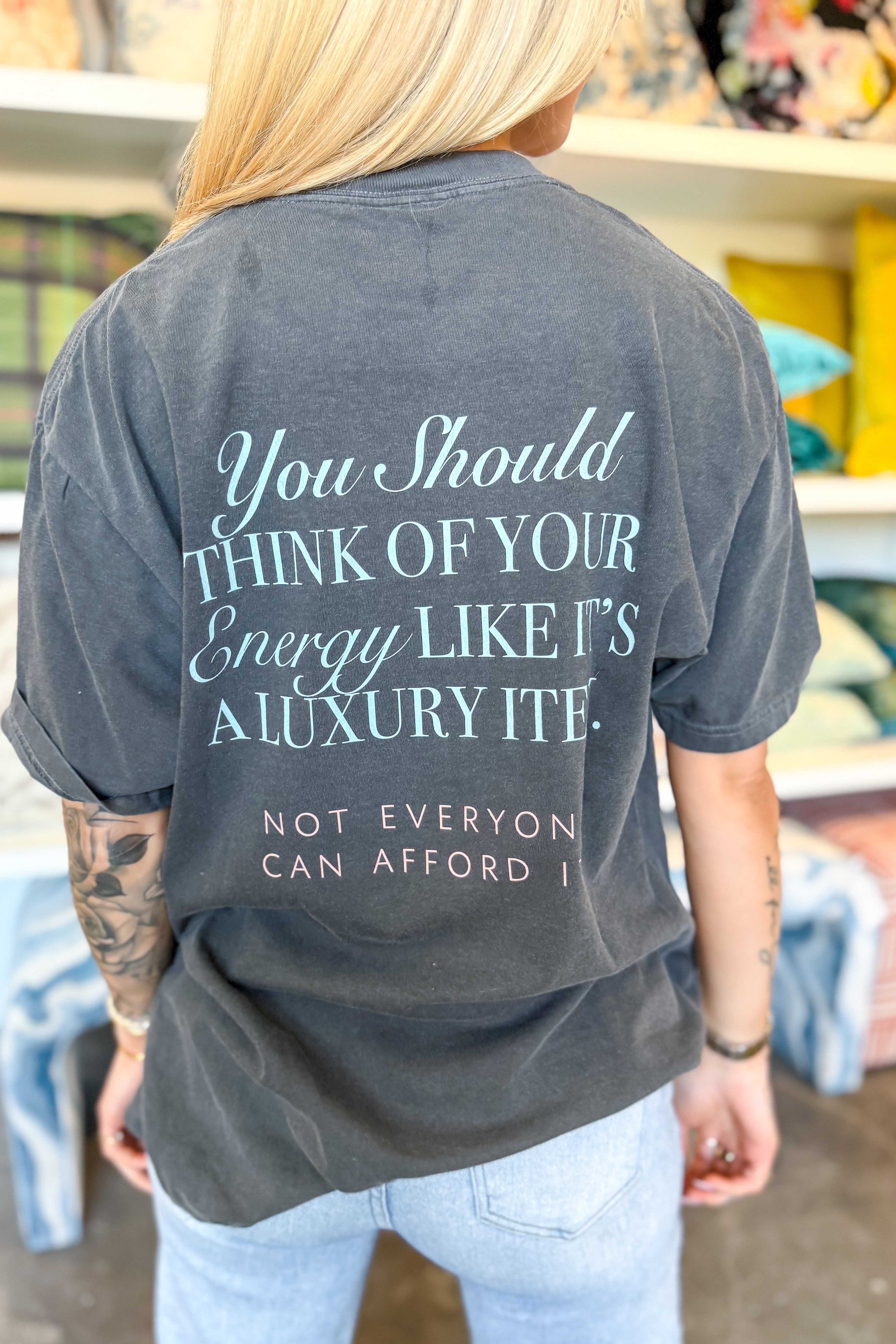 Protect Your Energy Tee in Pepper