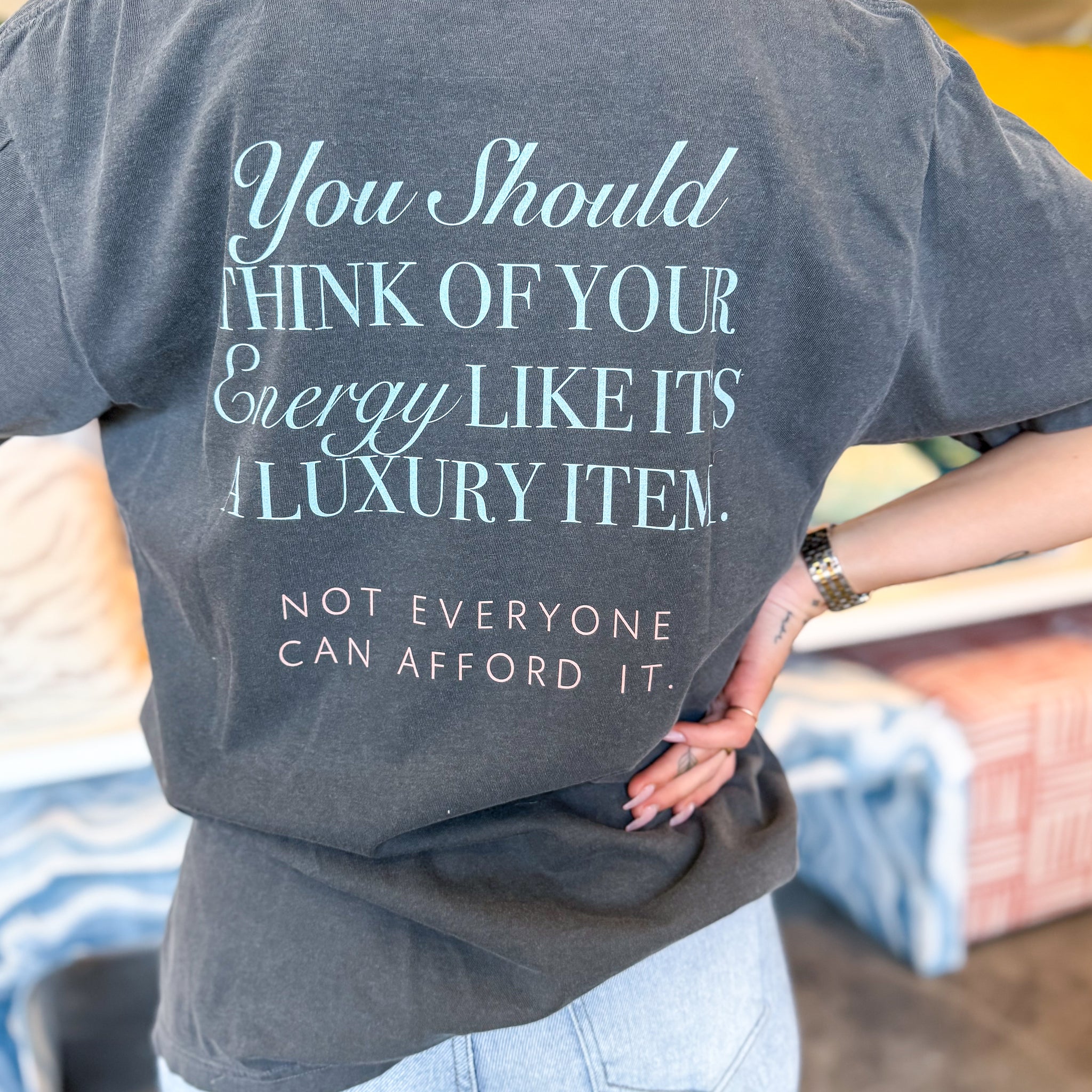 Protect Your Energy Tee in Pepper