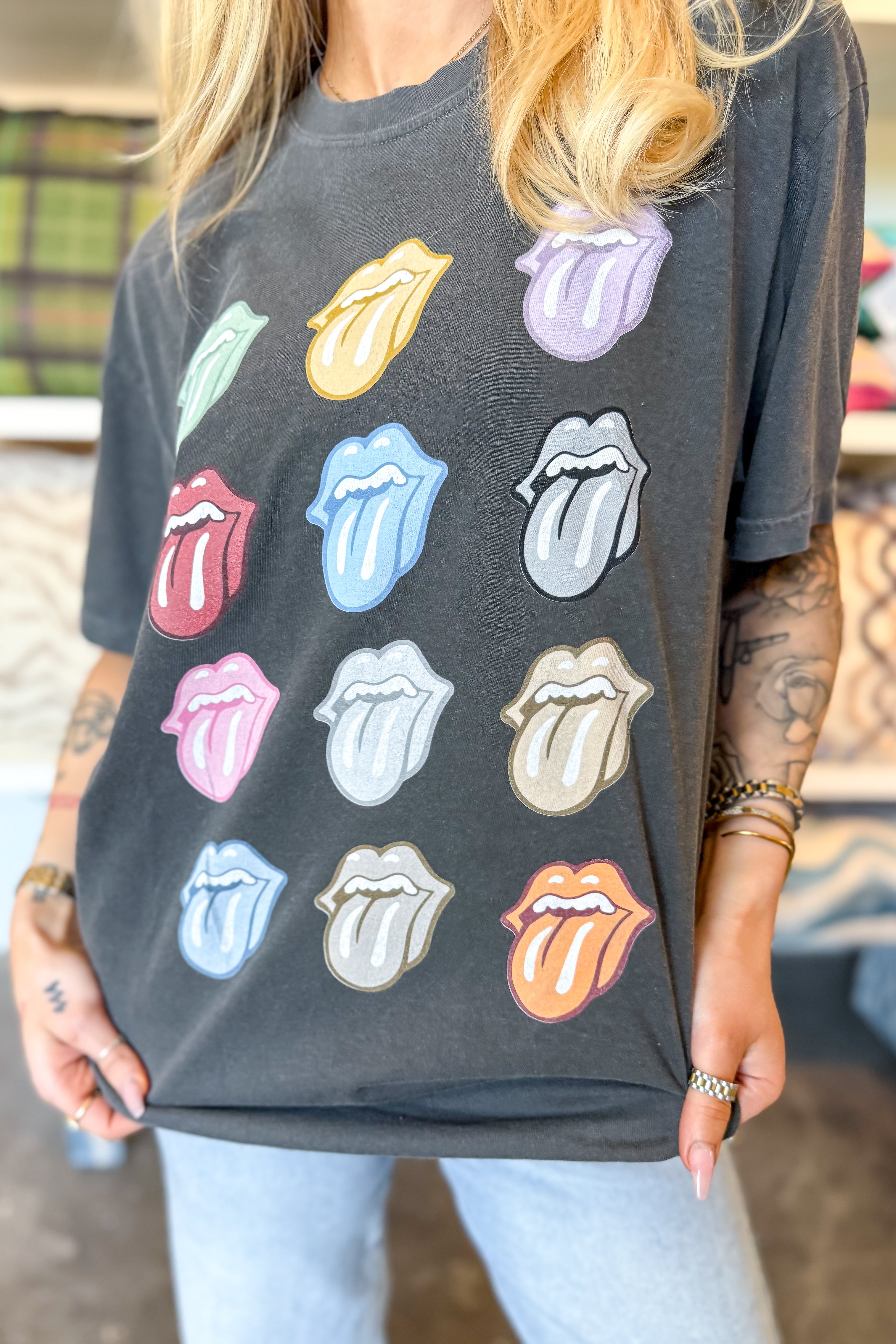 Tongue Concert Tee in Pepper
