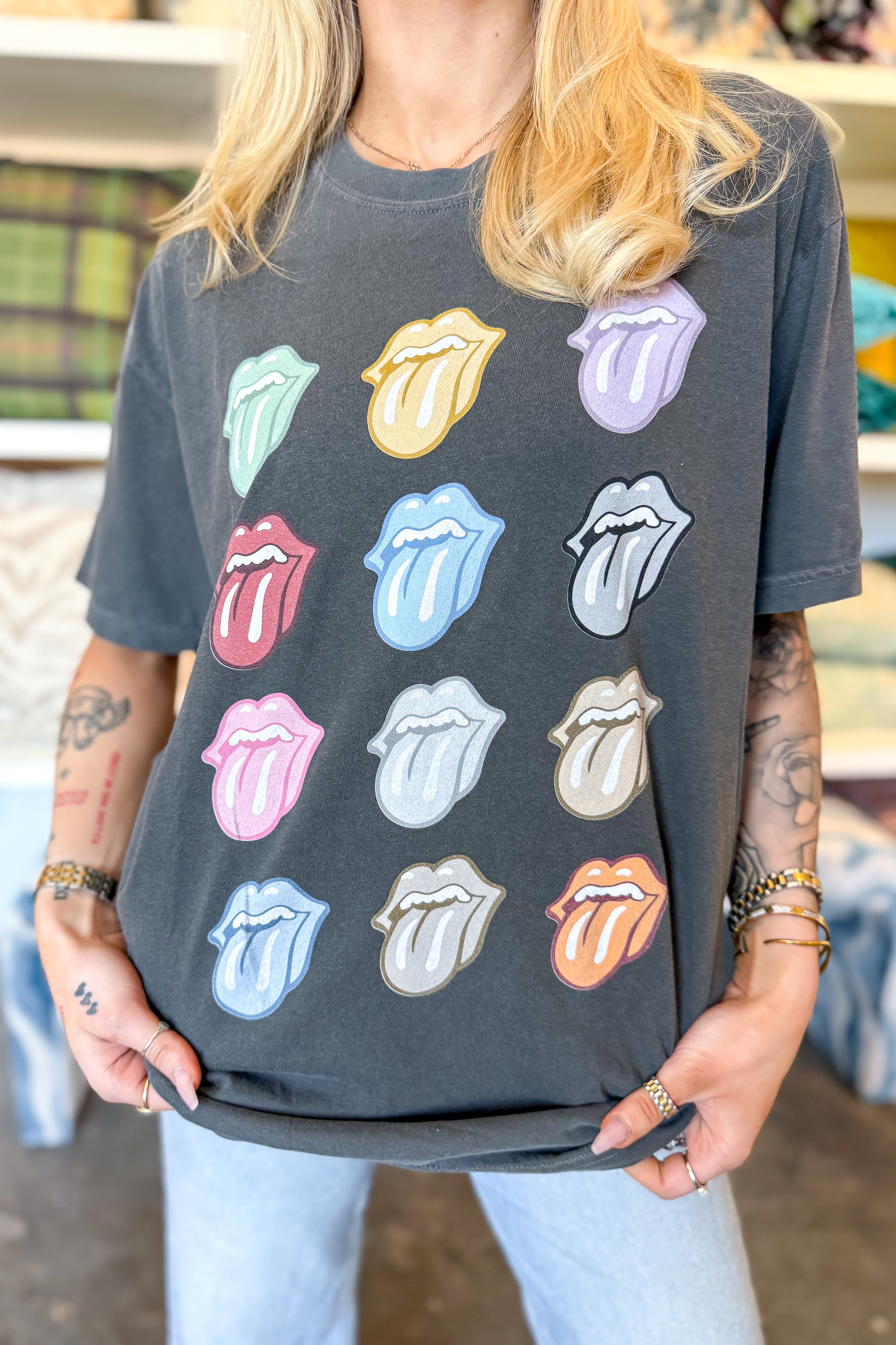 Tongue Concert Tee in Pepper