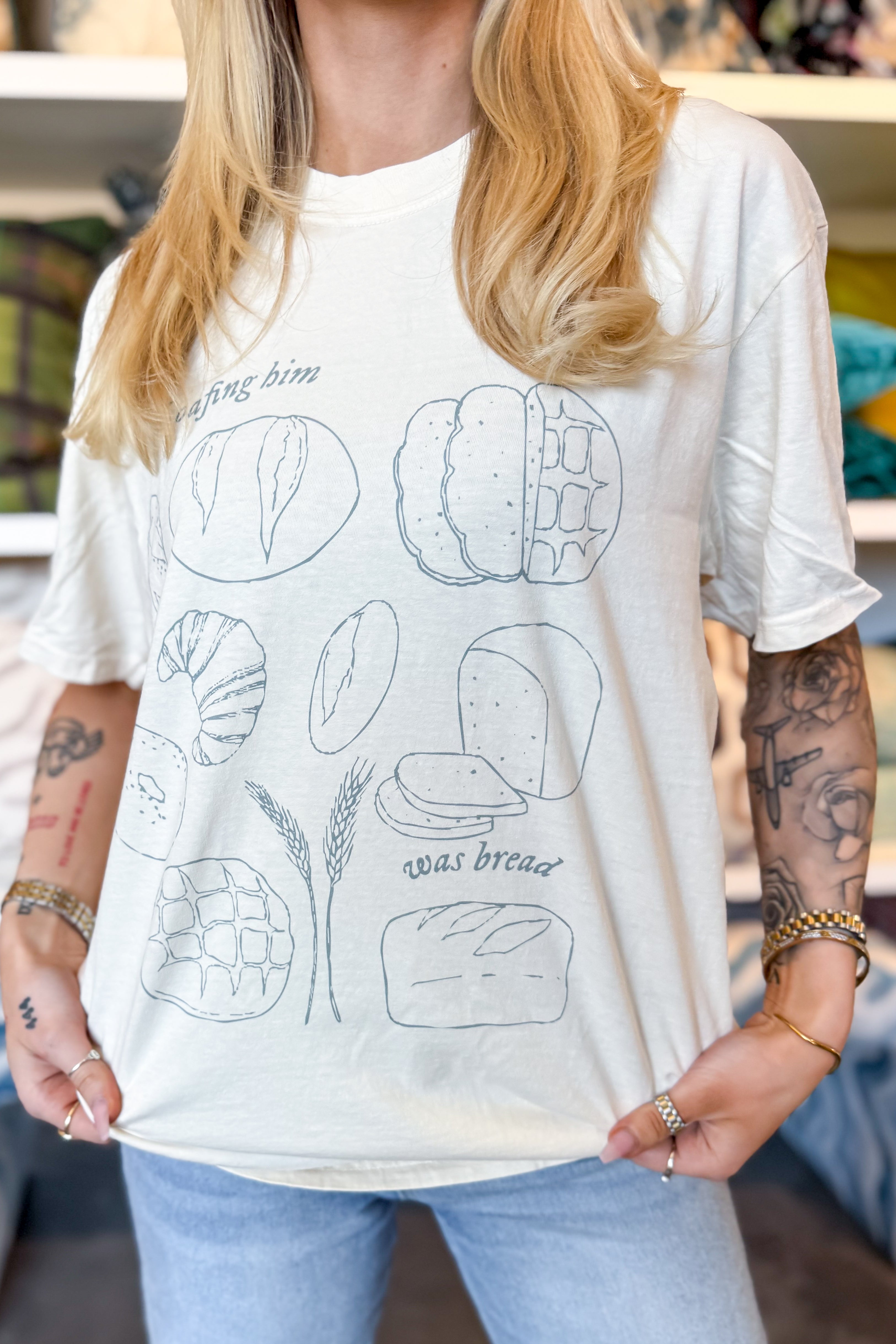 Loafing Him Was Bread Tee