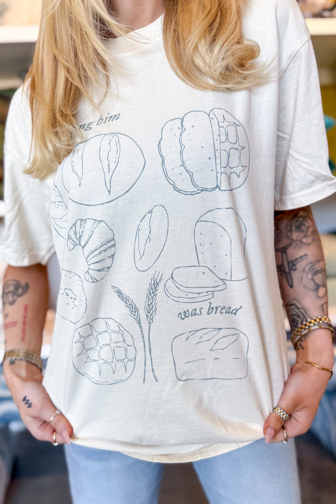 Loafing Him Was Bread Tee