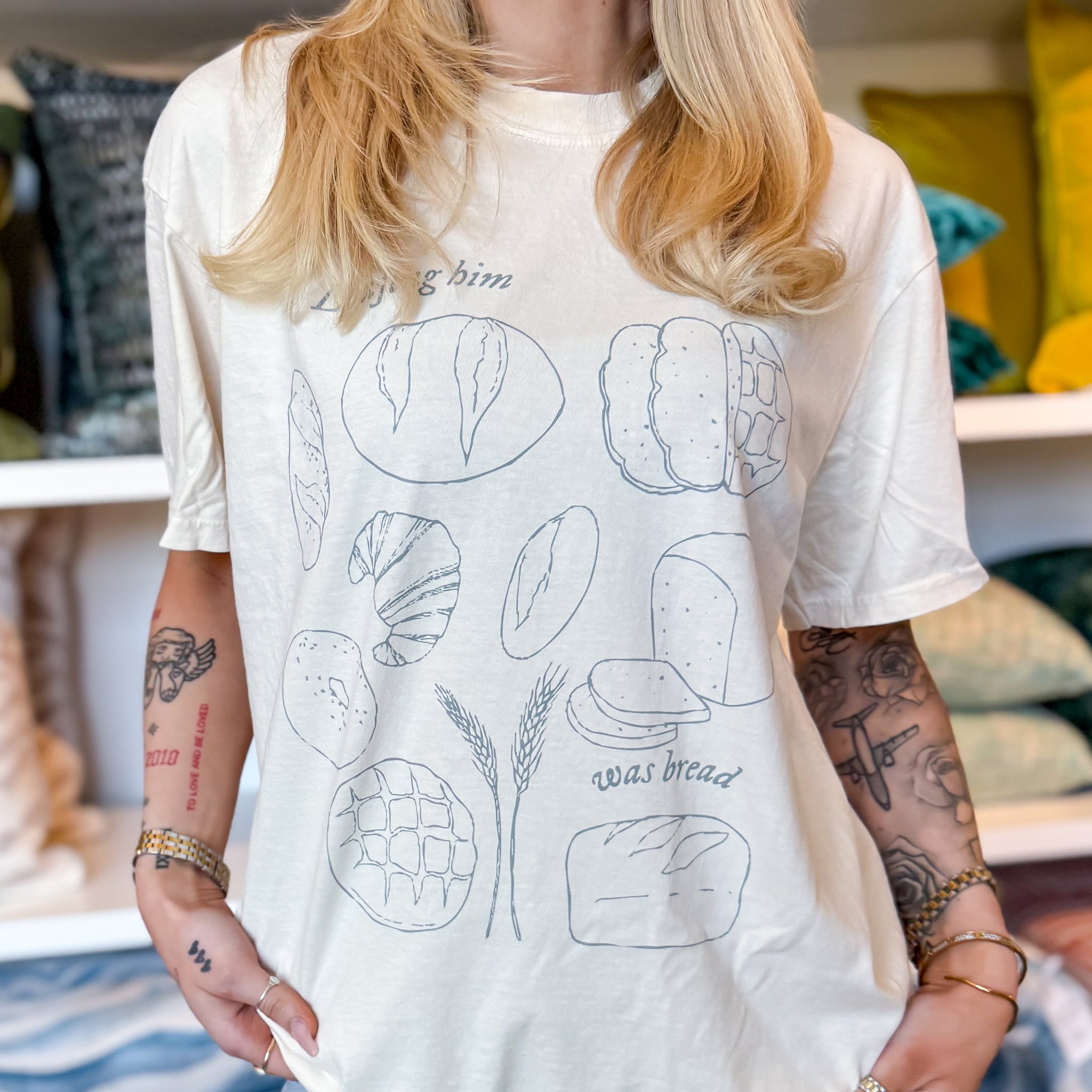 Loafing Him Was Bread Tee