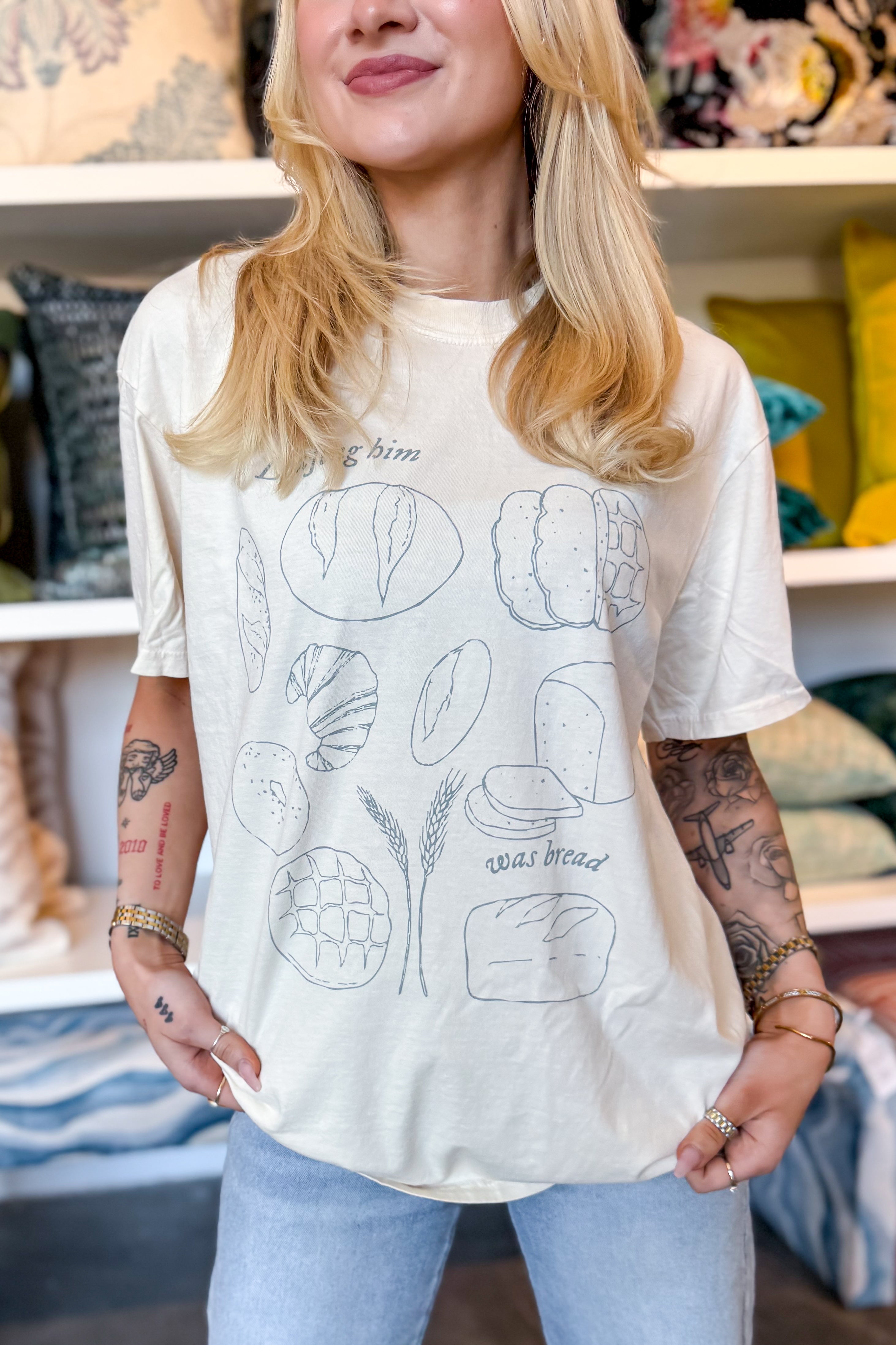 Loafing Him Was Bread Tee