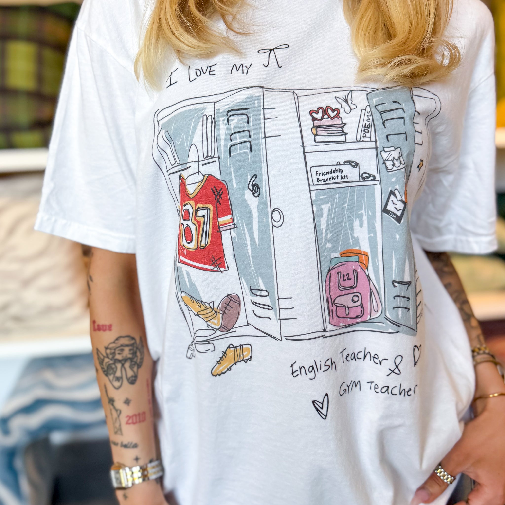 English Teacher + Gym Teacher Tee