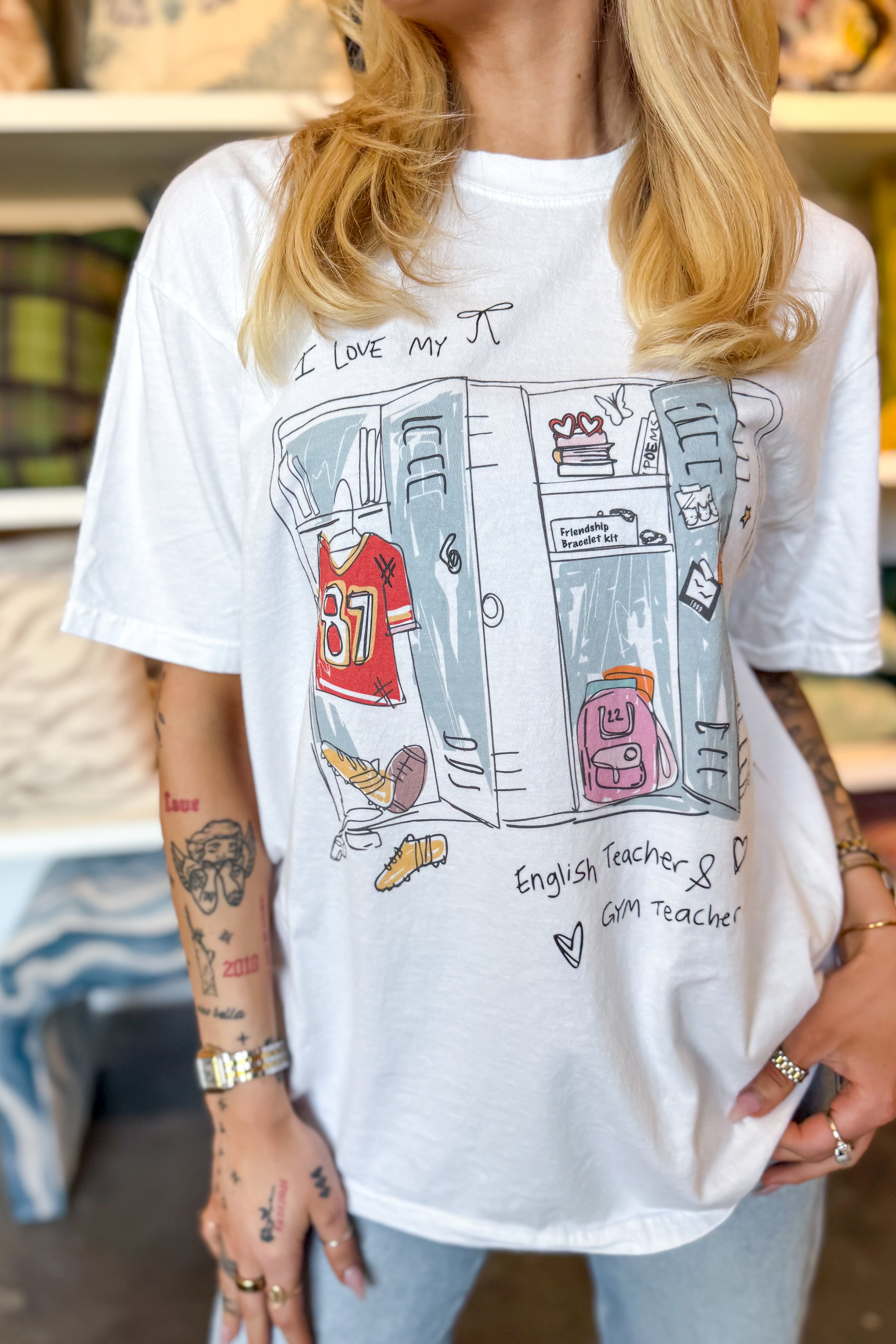 English Teacher + Gym Teacher Tee