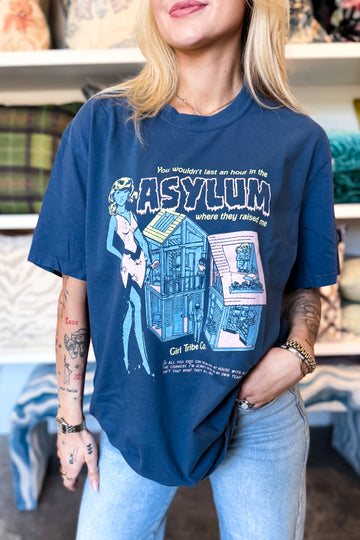 Asylum Dreamhouse Tee in Midnight