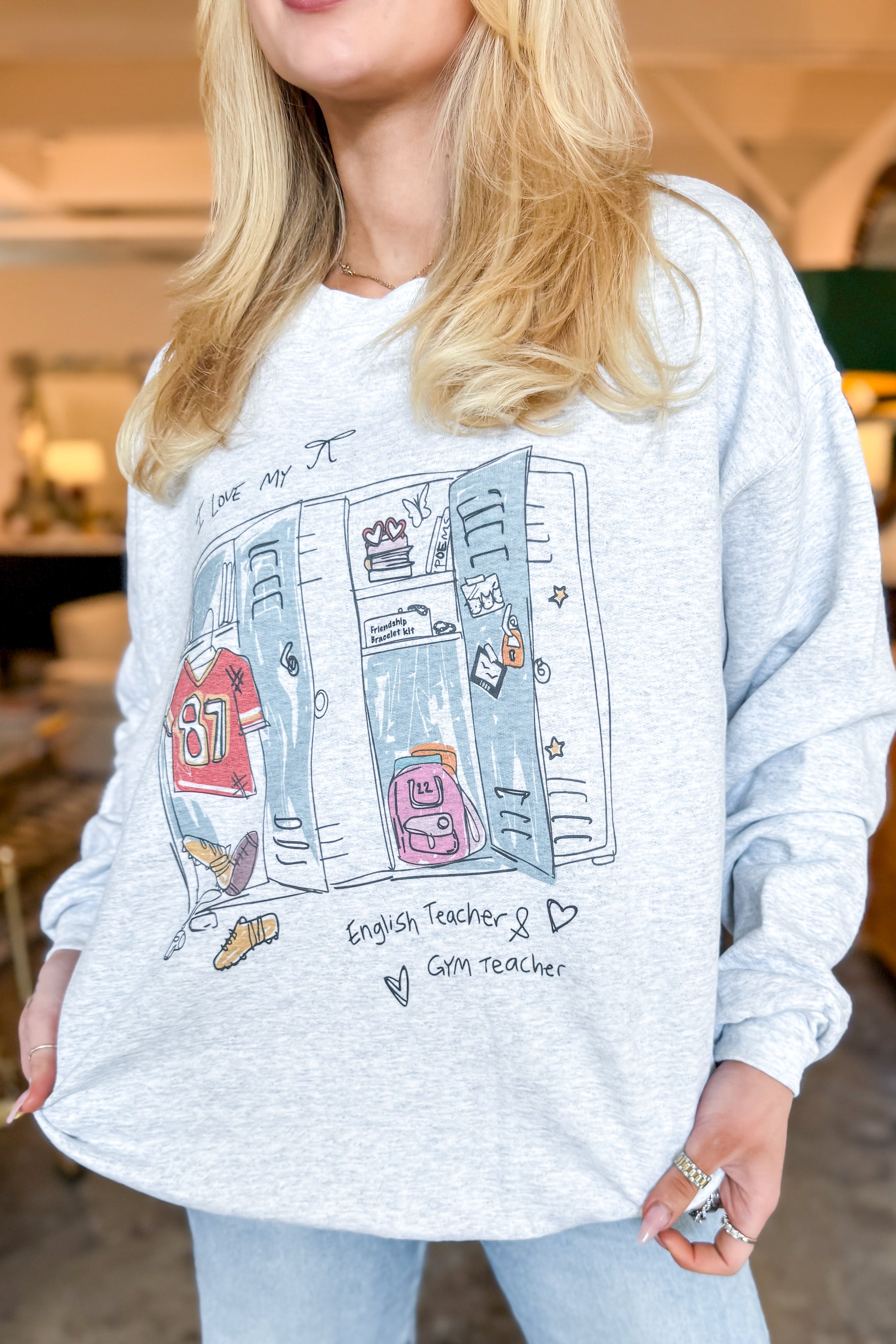 English Teacher + Gym Teacher Sweatshirt