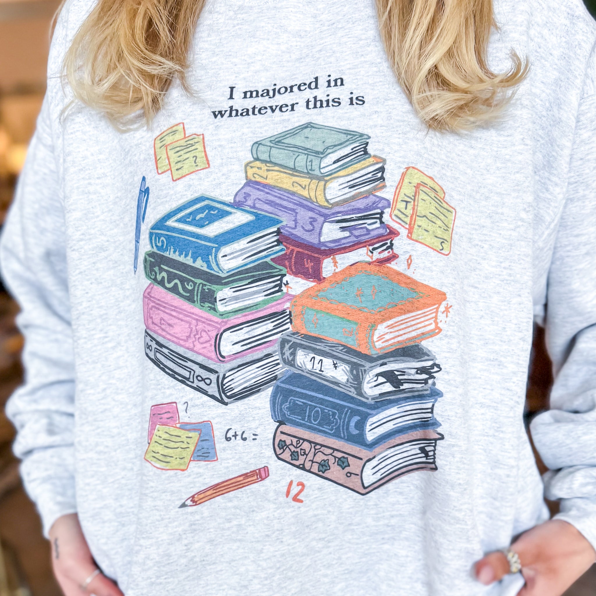 Eras Library Sweatshirt in Ash
