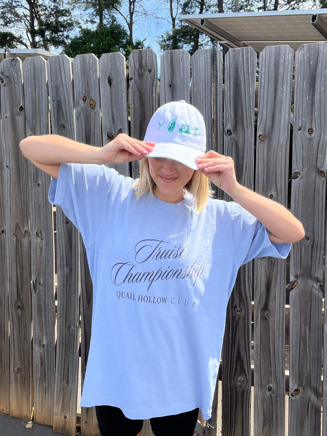 Golf Icons Hat in White