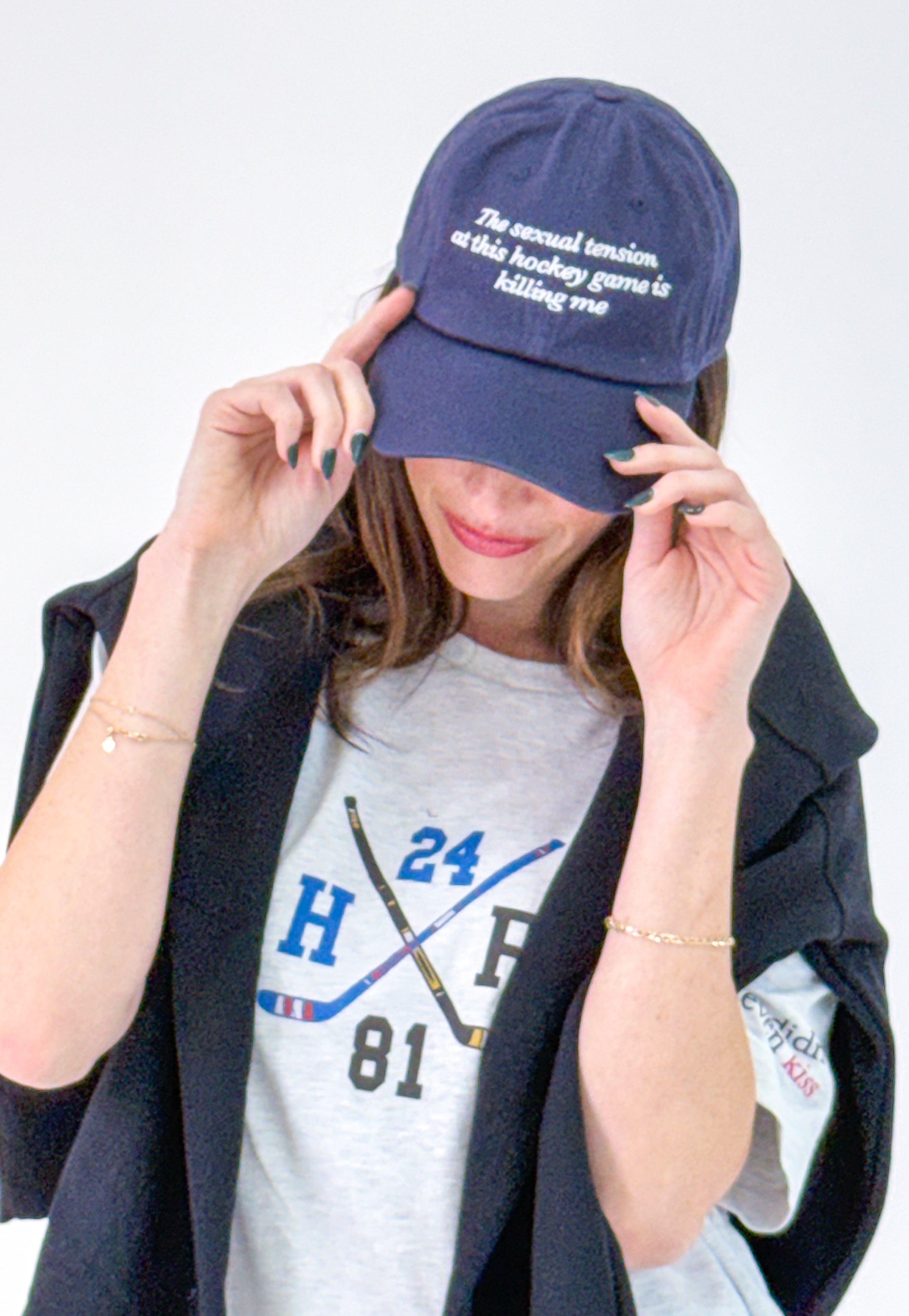 Hockey Game Hat in Royal