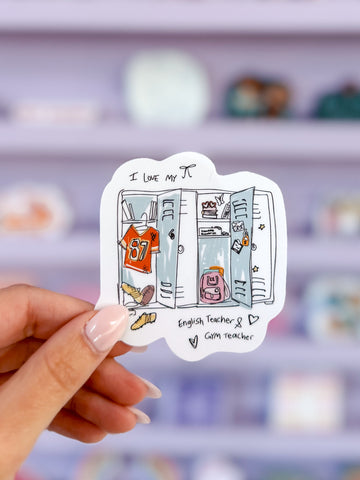 English Teacher + Gym Teacher Sticker