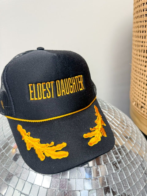 Eldest Daughter Hat in Black and Gold
