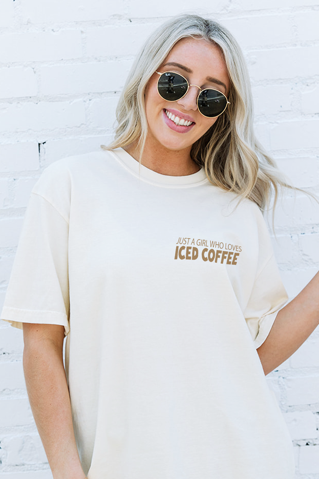 Iced Coffee Tee- Girl Tribe Co. Booktok and Coffee club 