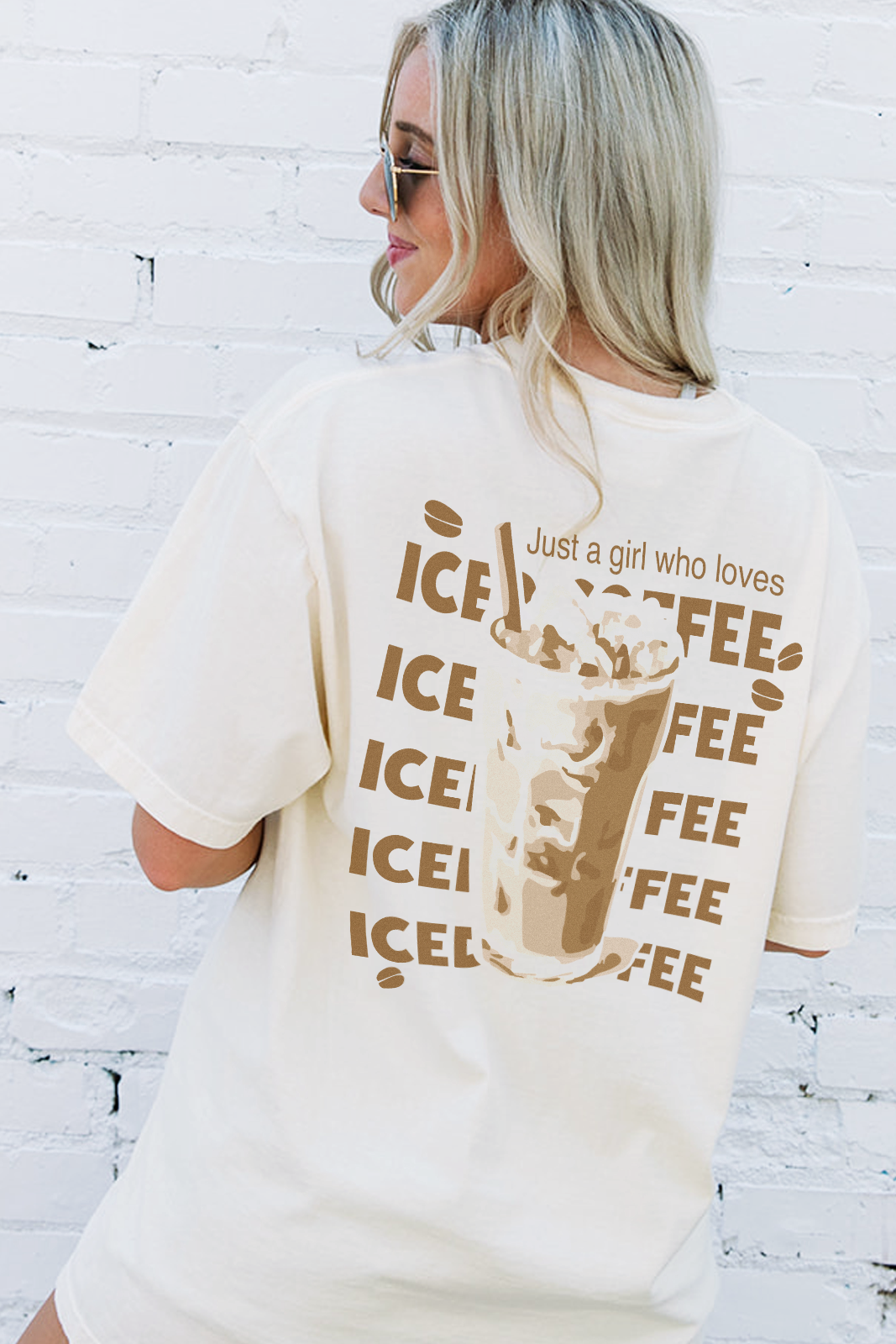Iced Coffee Tee- Girl Tribe Co. Booktok and Coffee club 
