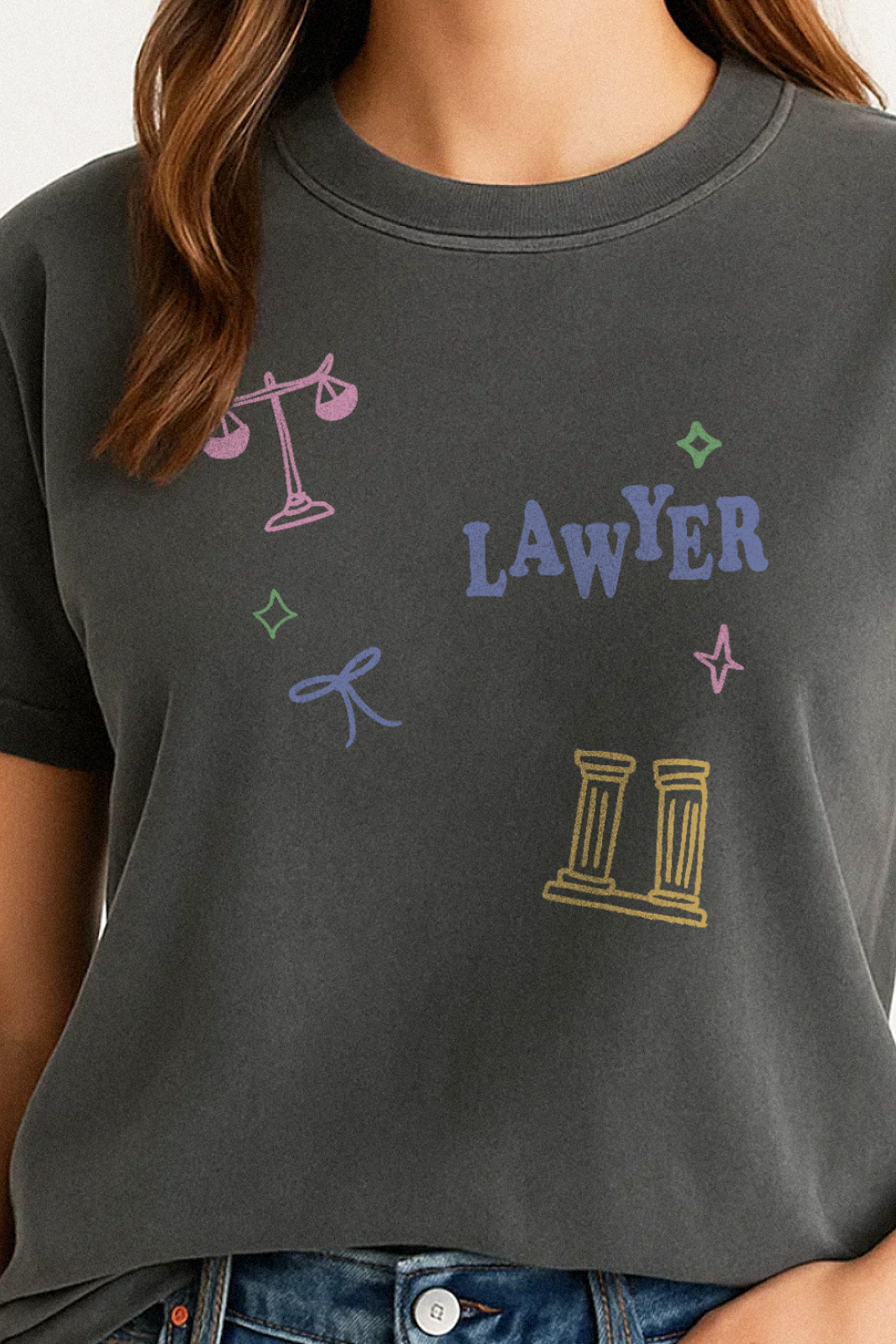 Lawyer Icon Tee- Girl Tribe Co. Women in Business 