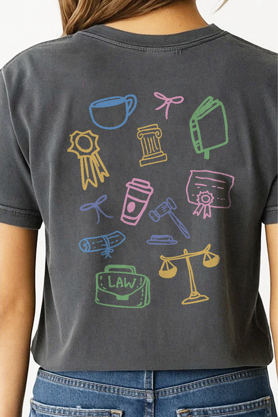 Lawyer Icon Tee- Girl Tribe Co. Women in Business 