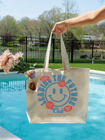 Leading The Future Tote- Girl Tribe Co. Education, Teacher 