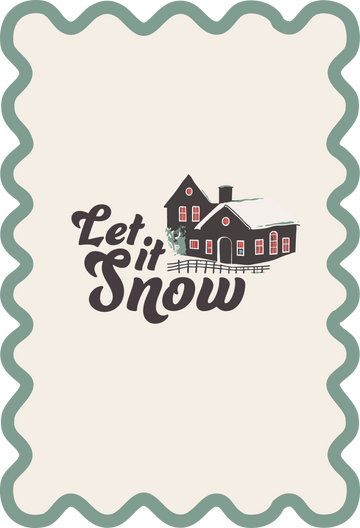 Let It Snow Mahjong Shufflers Set of 2