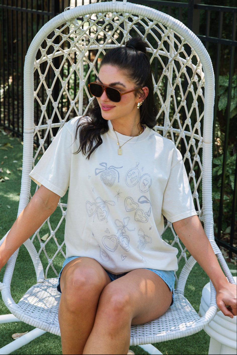 Locket Tee- Girl Tribe Co. Cool Mom Club 