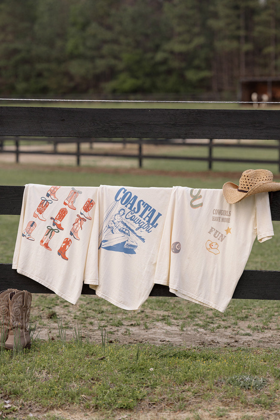 Cowgirls Have More Fun Tee- Girl Tribe Co. Long Live Cowgirls 
