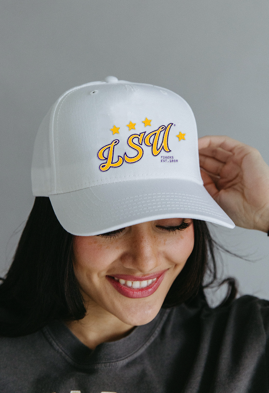 Louisiana State University: Go LSU Hat- Girl Tribe Co. LSU X Girl Tribe 