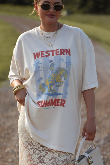 Maddie Perry: Western Summer Tee- Girl Tribe Co. Maddie Perry X Girl Tribe 