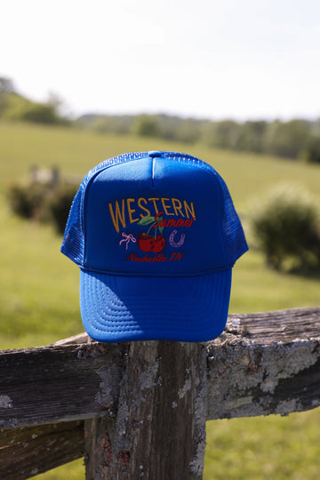 Maddie Perry: Western Summer Trucker Hat- Girl Tribe Co. Maddie Perry X Girl Tribe 