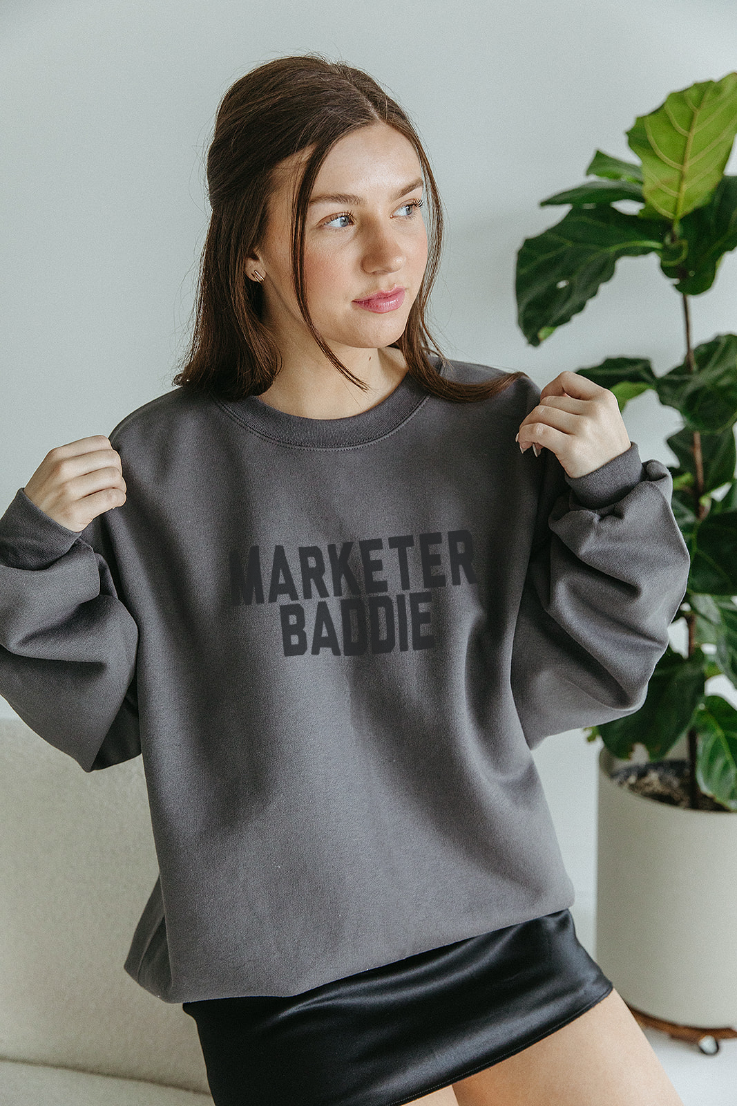 Marketer Baddie Sweatshirt- Girl Tribe Co. Women in Business 