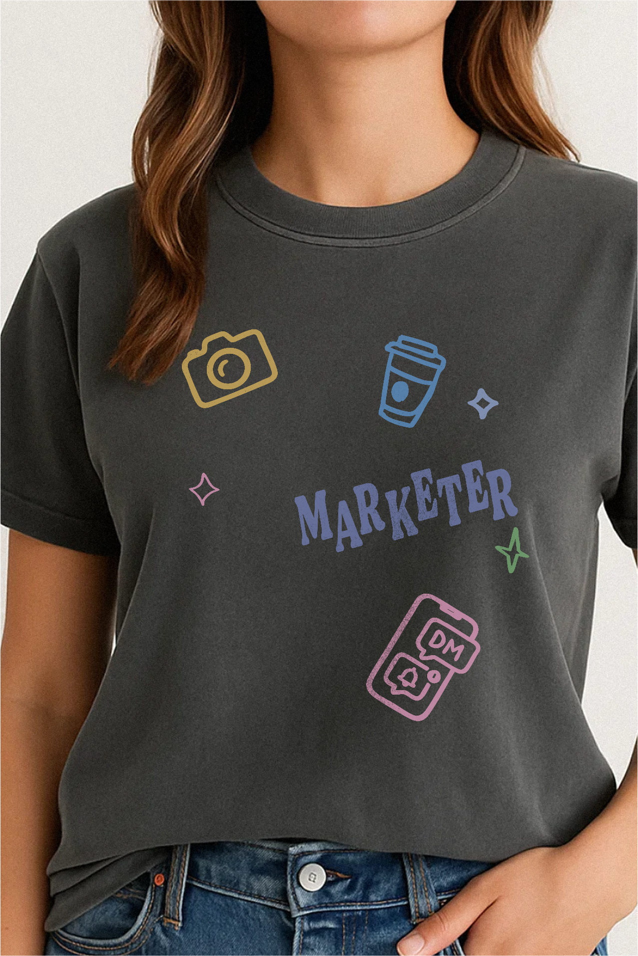 Marketer Icon Tee- Girl Tribe co. Women in Business 