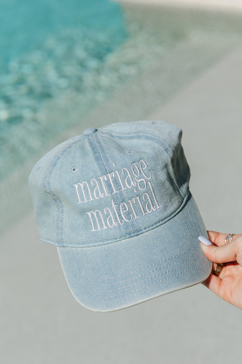 Marriage Material Hat- Girl Tribe Co. Bride Collection 