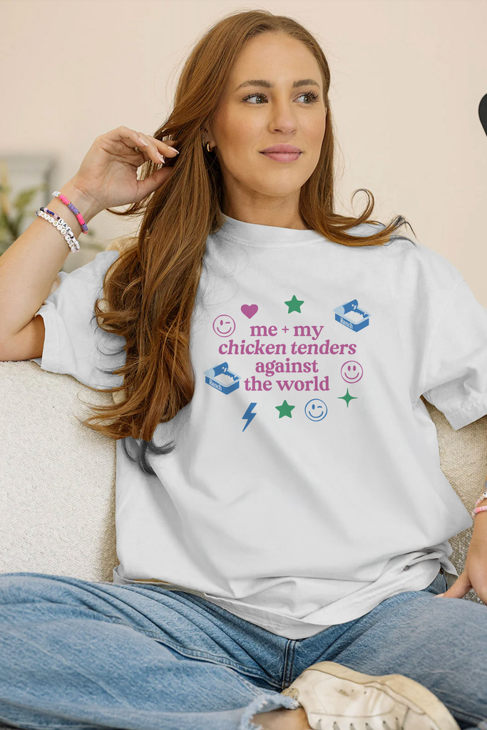 Me And My Chicken Tenders Tee- Girl Tribe Co. Me + My Collection 