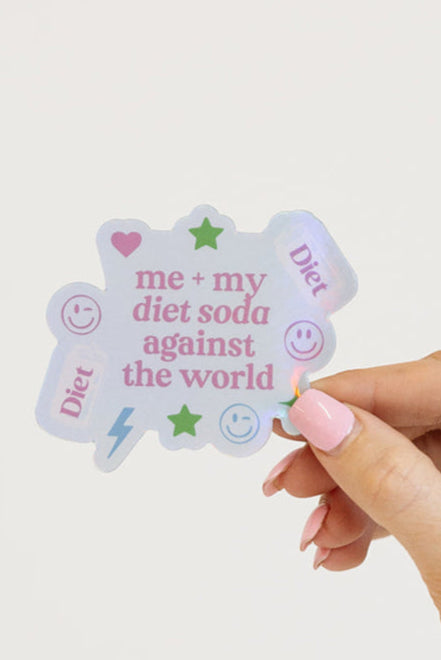 Me And My Diet Soda Sticker- Girl Tribe Co. Me + My Collection 