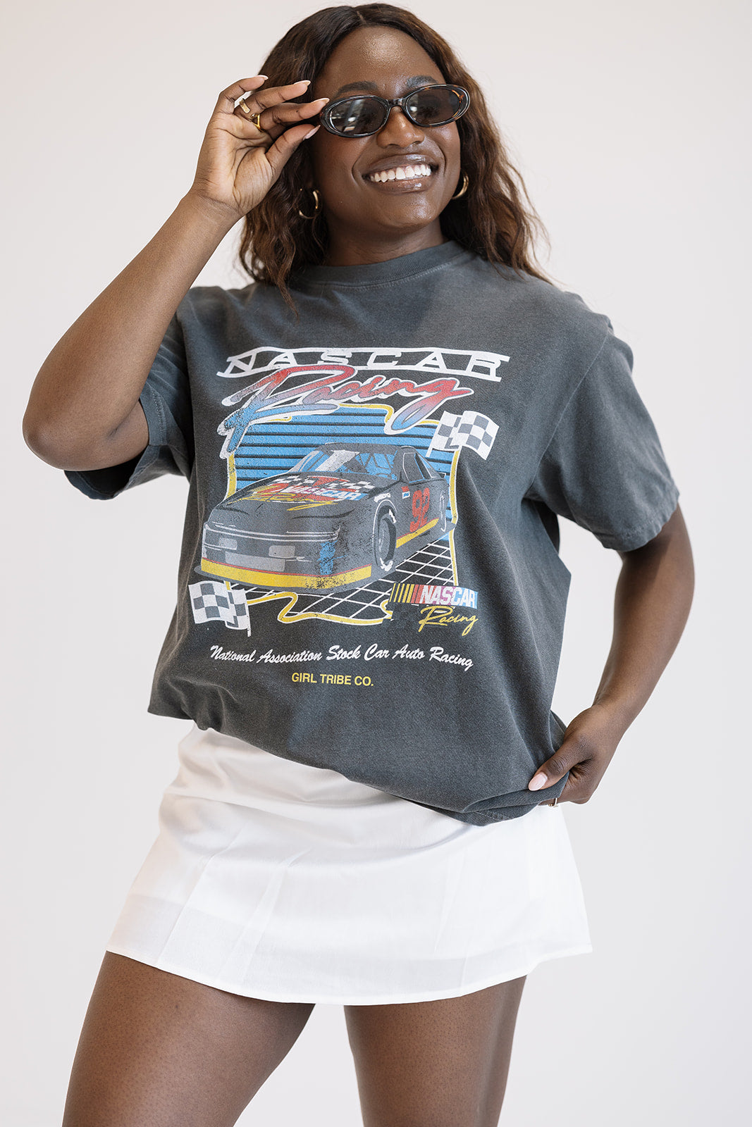 NASCAR Racing Tee- Girl Tribe Co. NASCAR X Girl Tribe 