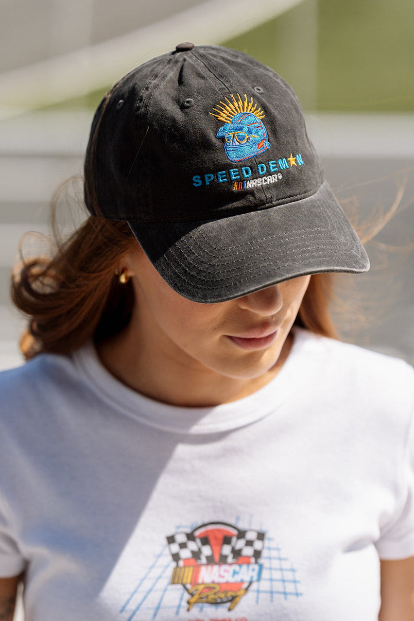 NASCAR Speed Demon Dad Hat- Girl Tribe Co. NASCAR X Girl Tribe 