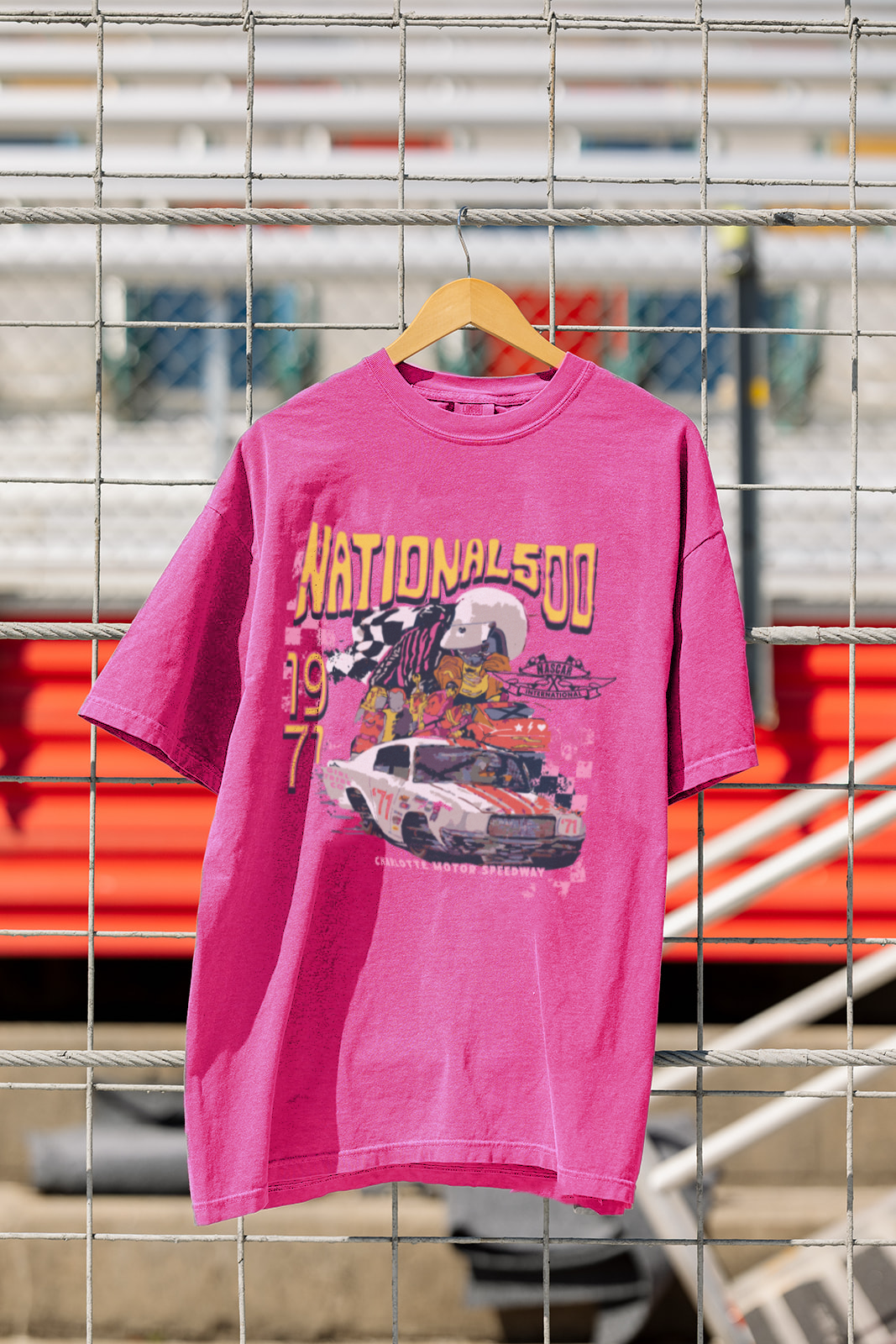 National 500 1971 Tee- Girl Tribe Co. NASCAR X Girl Tribe 