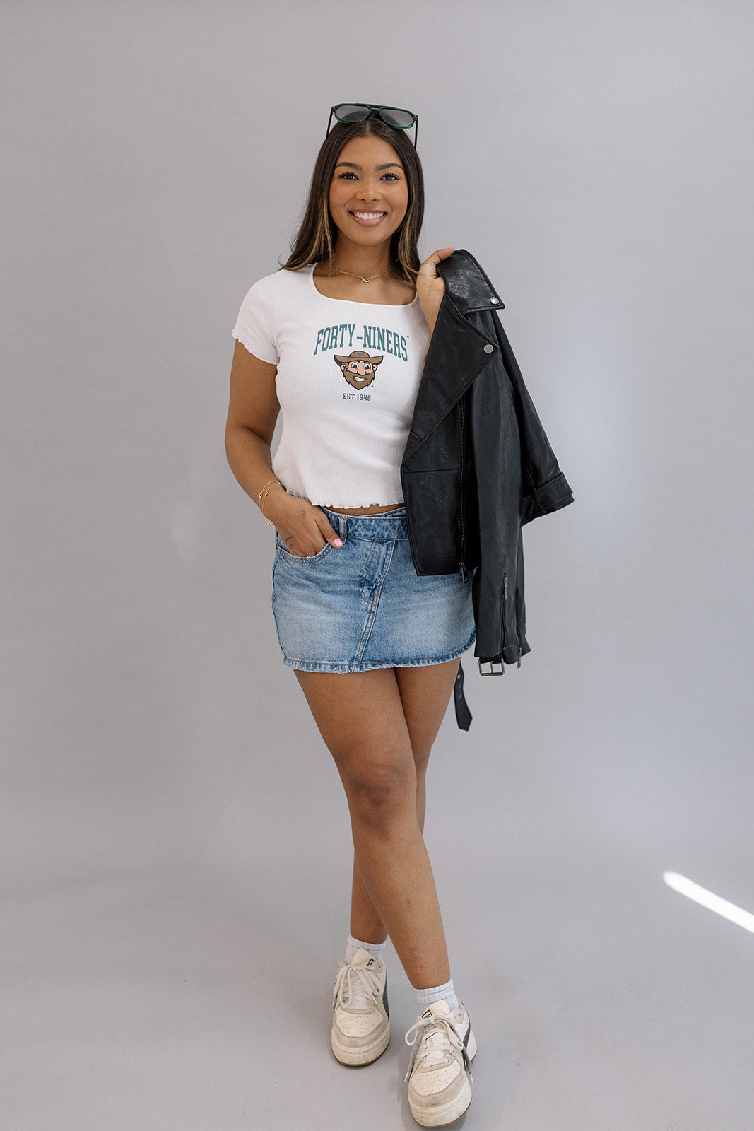 Niners Baby Tee- Girl Tribe Co. UNCC X Girl Tribe 