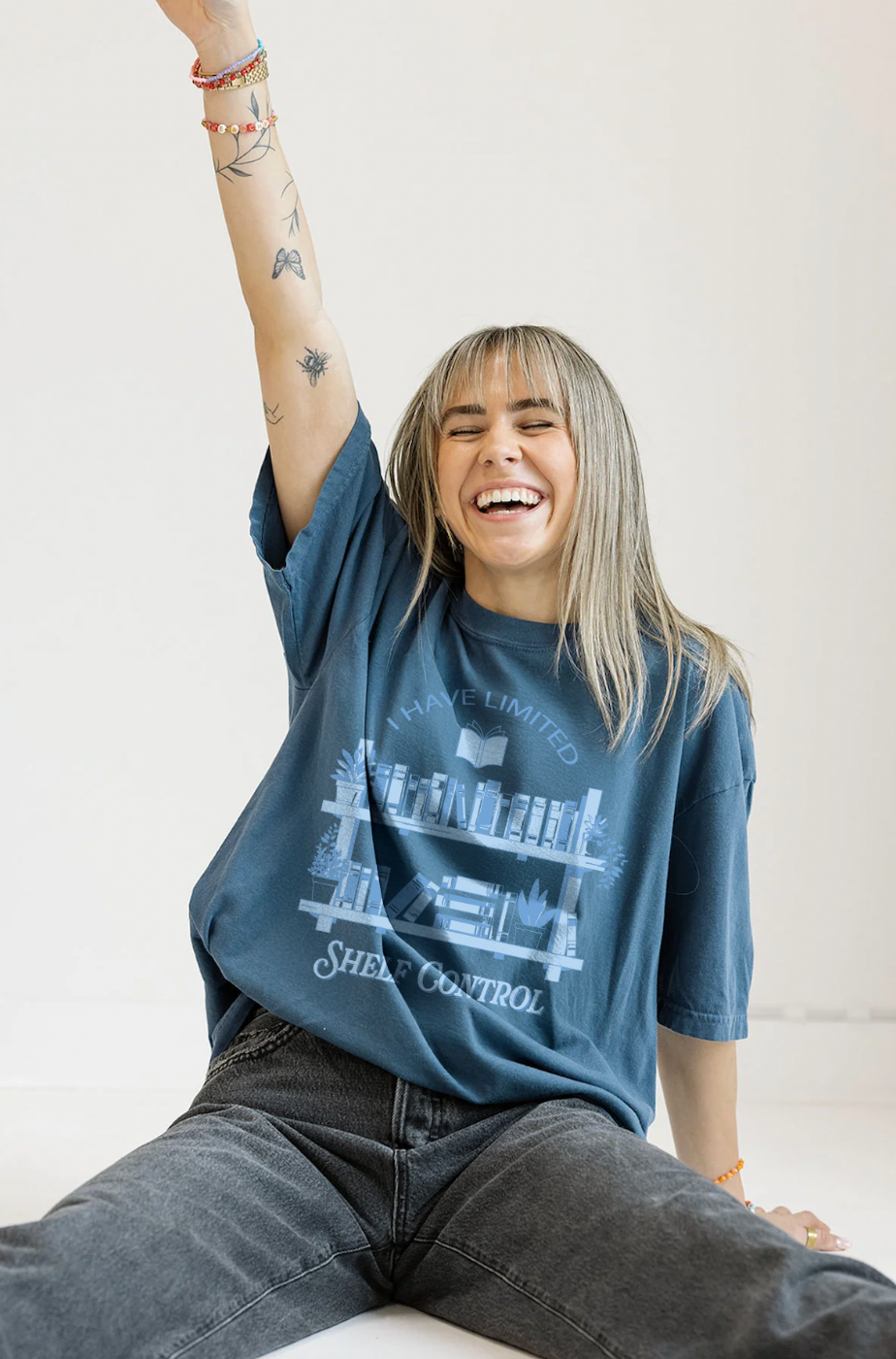 No Shelf Control Tee- Girl Tribe Co. Booktok and Coffee Club 