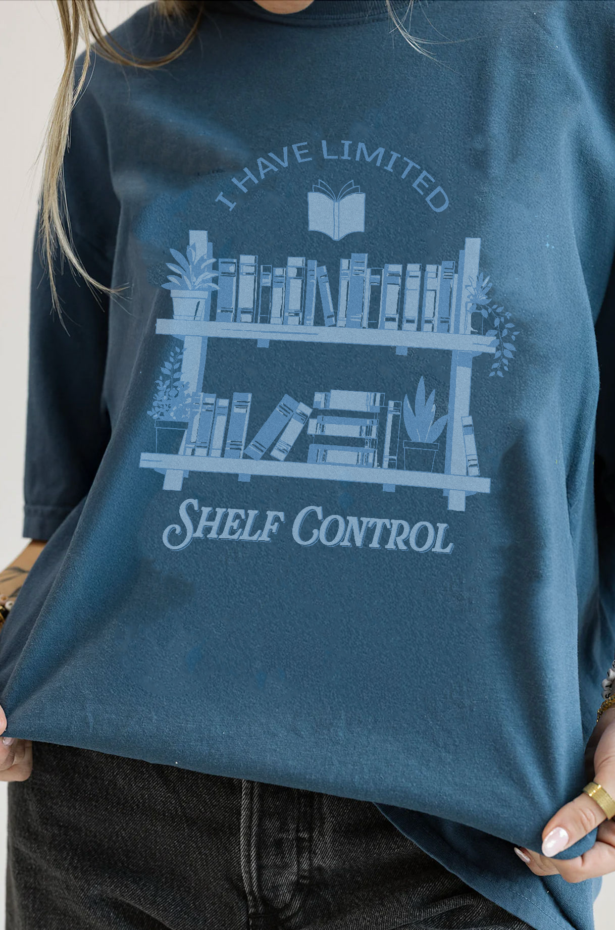 No Shelf Control Tee- Girl Tribe Co. Booktok and Coffee Club 