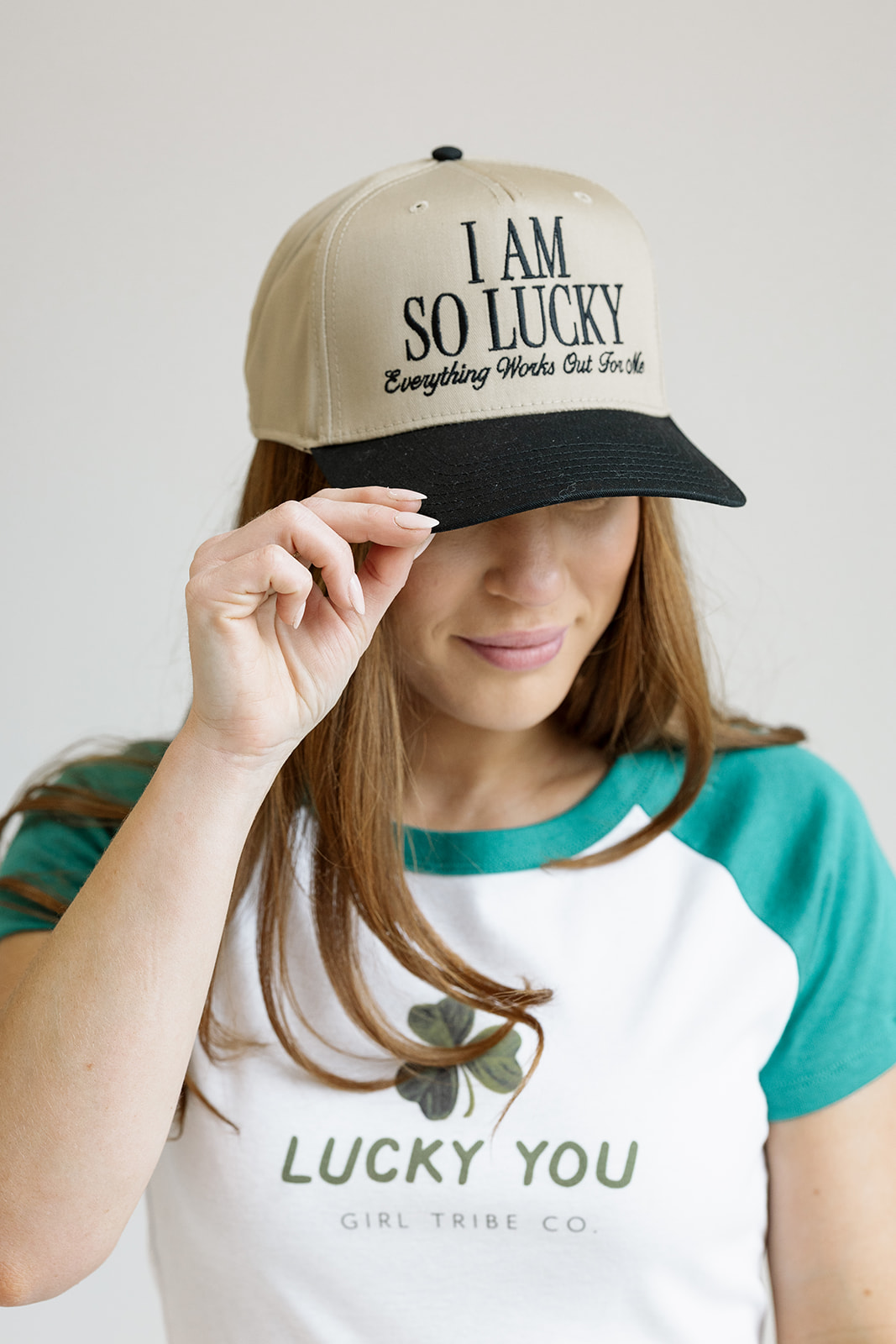 I Am So Lucky Hat - Girl Tribe Co. St Patrick's Day Collection