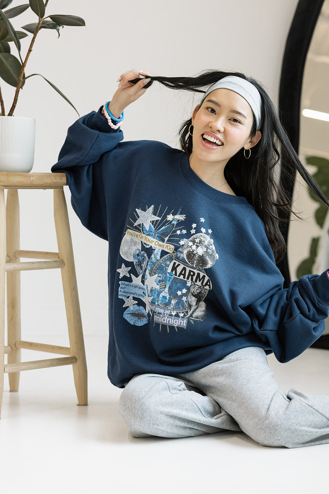 Karma Collage Sweatshirt