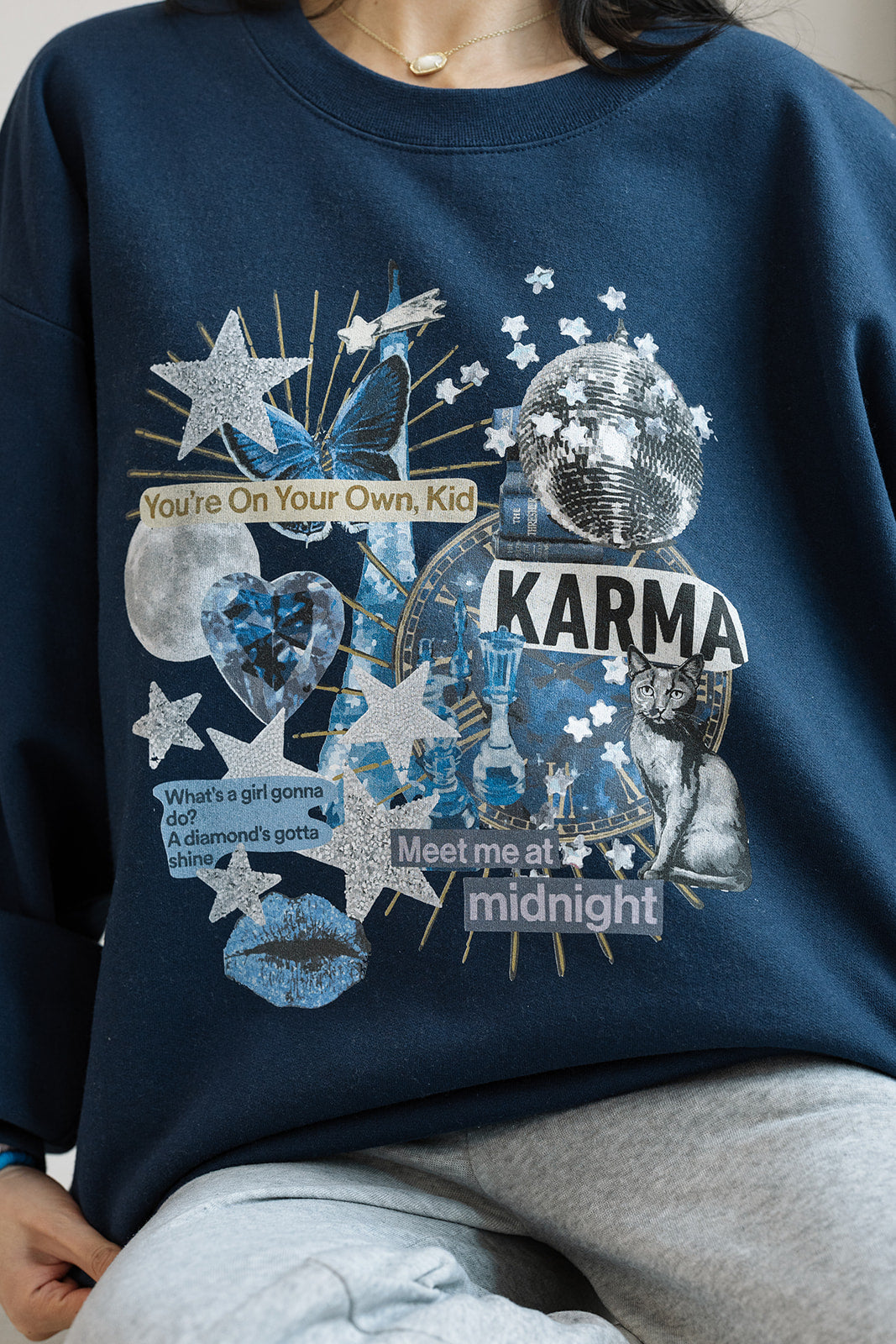Karma Collage Sweatshirt