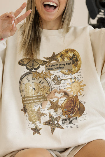 Enchanted Collage Sweatshirt