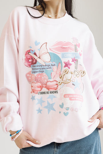 Cornelia Collage Sweatshirt