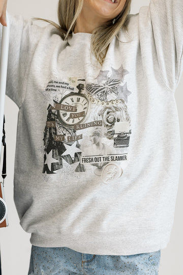 Poets Collage Sweatshirt