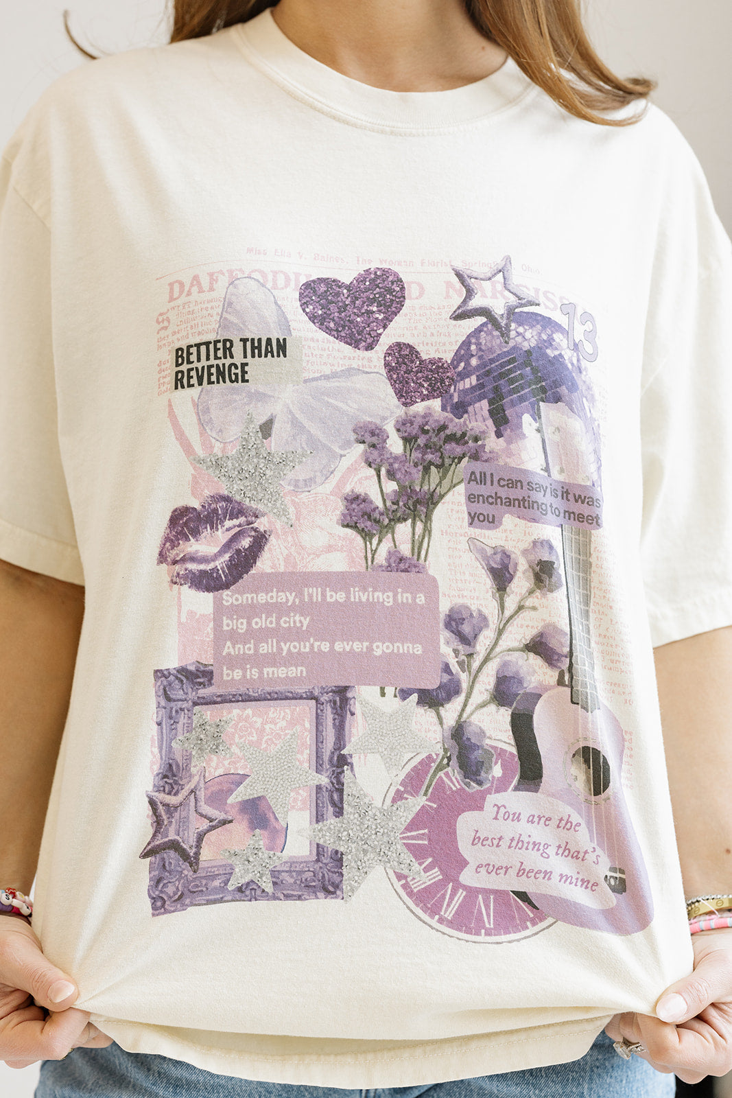 Mirror Ball Collage Tee